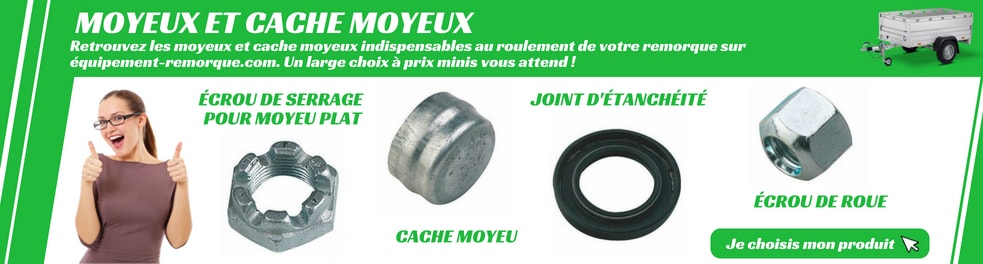 Cache moyeu KNOTT remorque diamètre 64.2 mm - accessoire remorque